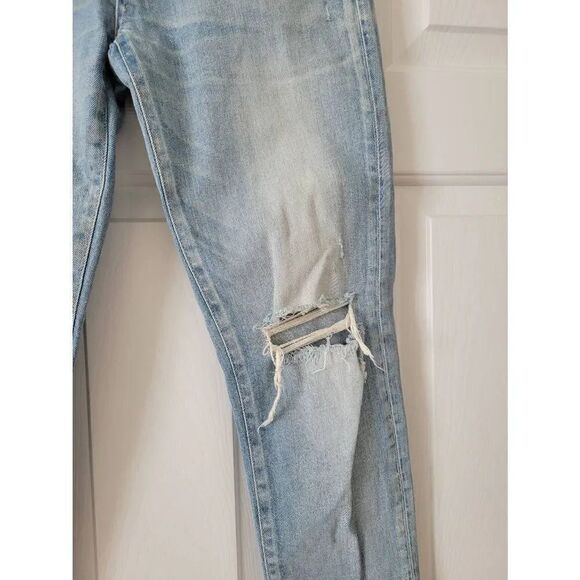 Moussy Vintage Jeans in Vivian Slim Ripped Crop 25 - Picture 7 of 12